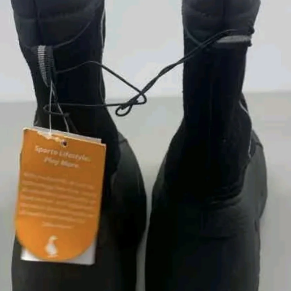 Sporto Black Winter Snow Boots Youth Boys/Girls Size XL(6-7) NWT MSRP $55
